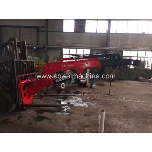 Free shipping forklift Truck car boat vehicle mounted crane for Small Crane lifting boom of high air work